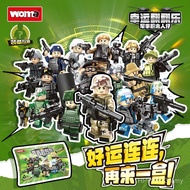 Special Forces Building Blocks Minifigures Lucky Draw Toys Military Lucky Children Mystery Box Assem
