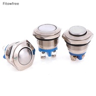 Fitow 16mm Metal Push Button Momentary Reset Self-reset Push Button FE