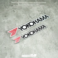 Car Sticker Suitable for YOKOHAMA Yokohoma YOKOHAMA Tire Reflective Sticker Car Modification Sticker