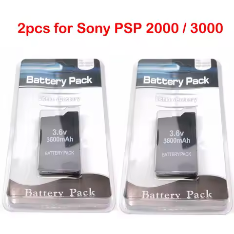 3.6V 3600mAh Rechargeable Li-ion Battery Pack for Sony PSP 2000 PSP 3000 PSP2000 PSP3000 Console Gam