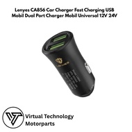LENYES CA856 Car Charger Fast Charging USB Car Dual Port Universal Car Charger 12V 24V