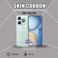 Itel City 200 Itel A90 Itel City 100 Itel A80 Skin Carbon 3D Anti-scratch Skin Carbon Itel City 200 