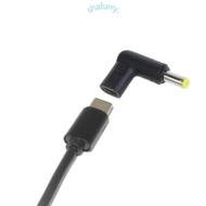 SHFY USB C to DC Power Adapter 90 Degree USB Type C to DC 5 5x2 1mm Connector Power