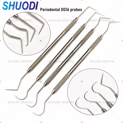 1 piece Dental DG16 Probe Dental Stainless Steel Periodontal Probe Explorer Dentist Endodontic Instr