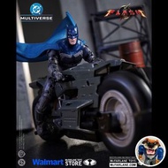 Mcfarlane Toys DC Multiverse Vehicles Batcycle with Batman Flash Movie 蝙蝠俠 閃電俠電影