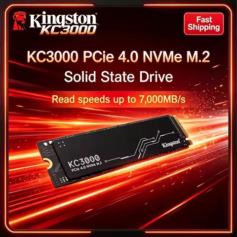 Kingston KC3000 Hot Sale High Performance PCIe4.0 NVMe M.2 2280 Internal SSD 1TB 2TB 4TB For Laptop