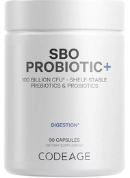 Codeage Digestion SBO Probiotic+ 100 Billion CFUs 90 caps .
