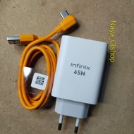 Infinix ORI GT 10 PRO 45Wat Charger guaranteed to be original ORI