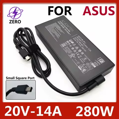 Original 280W 20V14A Adapter Laptop Charger for Asus Tuf Gaming F16 Fx608 Fa608 Rog Zephyrus G16 Ga6