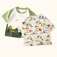 Baju Budak Lelaki 9M-10Y Kids Boy Clothes Cotton Tshirt Short Sleeves Baju Baby Boy T-Shirt Toddler 