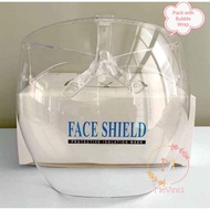 *READY STOCK* Full Face Acrylic Face Shield Transparent Face Shield Anti Fog Anti Spray Clear Vision Protection
