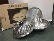 Zebra SUS304 5Ply Chinese Wok set 42cm