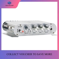 TECHCHIP- Silver Car Bluetooth Amplifier HiFi Home Audio Multi-Function Speaker Professional Fever f