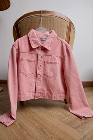 PACHARA- Bubble Pink Denim Jacket