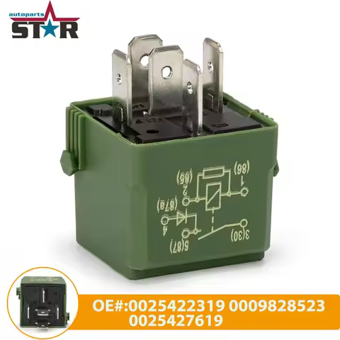Multi Purpose Relay 5-Prong 002 542 23 19 For Mercedes-Benz C216 W164 W251 W221 C CLS E GLK S 002542