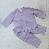 Baju Melayu Baby Jakel Purple Preloved