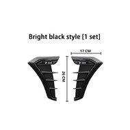 2Pcs Front Side Universal Fashion Automobile Leaf Plate Decoration Flank Fender Motors Three-dimensi