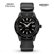 Seiko Presage style 60s stealth black series SRPH95J1