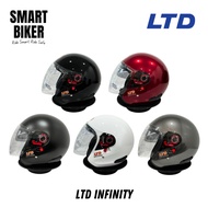 LTD Infinity Double Visor Helmet Motorcycle SIRIM Approved JPJ Lulus