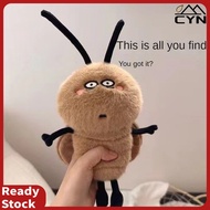 [Height: 20cm] 1/2 Plush Cockroach Doll Toy Creative Birthday Gift Full Soft Fabric HOT