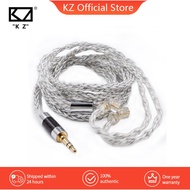 KZ Silver/blue hybrid (784 cores) upgrade cable 3.5mm plug 0.75 pin ZSN ZS10 PRO ZSN PRO X earphones cable