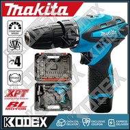 Makita 12V Battery Portable Electric Drill Hand Drill Cordless Drill with Screwdriver Drill Bit Set