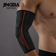 JINGBA SUPPORT 1PCS Compression Elastic Nylon Basketball Elbow brace support protector Volleyball Bandage Elbow pads Dropshippin