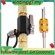 【】HVAC Valve Core Removal Tool,1/4 Inch Vacuum-Rating& Valve Core Wrench Kit, HVAC Tools
