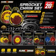 MERAH Gear Set Protaper Crf 150 Klx 150 Gear Set Crf 150 Klx 150 Protaper Front Gear Crf set Chain &