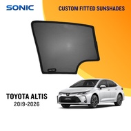 SONIC SHADES Toyota Corolla Altis 2019 - 2026 Premium Magnetic Sunshade Window Cover Curtain Sunshad