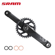 XX1ข้อเหวี่ยงคาร์บอนไฟเบอร์แบบกลวงหนึ่งชิ้นเข้ากันได้กับขวานพลังงานเมตรจานหน้าจักรยานเสือภูเขา32ซี่ 