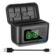 แบตเตอรี่ใหม่ 2850mAh สำหรับ Insta360 X5 พร้อมกล่องชาร์จเร็ว สำหรับกล้องแอคชั่น Insta 360 ONE X5 อุป