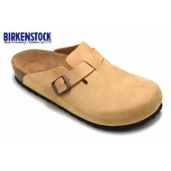 Birkenstock Baotou Cork Slippers Men Women Same Style Fashion Half-Pack Shoes Boston Series DSV2