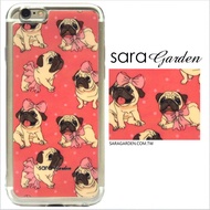 【Sara Garden】客製化 軟殼 蘋果 iphone7plus iphone8plus i7+ i8+ 手機殼 保護套 全包邊 掛繩孔 可愛巴哥