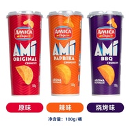 Imported Good Morning Mr. Amica Black Truffle Barbecue Sea Salt Olive Spicy Potato Chips Corn Chips 