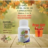 Sacha Inchi Oil by OWJA - 60 Softgel (KKM Approved) - Minyak Sacha Inci Recommended By Dr Noordin Darus
