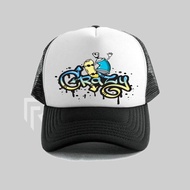 TOPI SABLON PILOK. TOPI ANAK STM