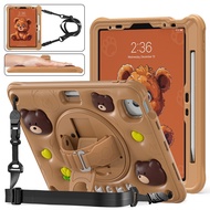 For Apple iPad Air Pro 11 2024 2025 M2 M3 M4 M5 A2836 A2902 A2903 A3266 A3267 A3357 A3358 Case Kids 
