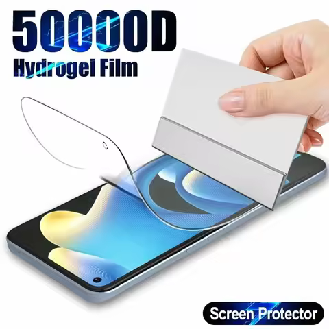 4PCS Hydrogel film for OPPO Realme 7 8 9 4G 5G 8 9 Pro Plus Screen Protector For Realme 7i 8i 9i X7 