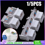 10Pcs RJ45 Ethernet Network Faceplate Wall Socket CAT5e RJ45 Keystone Jack Wall Connector