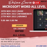TRAINING MICROSOFT WORD NOVEMBER 2022