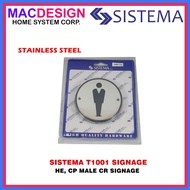 SISTEMA T1001 SIGNAGE S/S - HE, CP MALE CR SIGNAGE