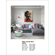 Giclee/print on canvas/with boxboard