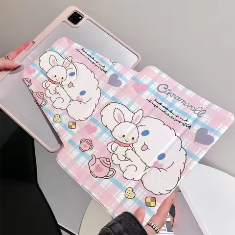 Cinnamoroll Smart Cover For iPad Air 11 10th 11th A16 2025 9th 8 7 Gen Pro11 2024 10.9in 9.7 Mini6/7