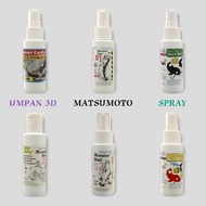 MINYAK SPRAY MATSUMOTO UMPAN 3D 057 / MONSTER BAIT S1 B28 / S1 B29 / S2 B30 / S3 B31 / S3 B31 PLUS /