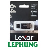 Lexar JumpDrive V400 64GB/128GB USB 3.2 gen 1 usb storage device - Genuine, High speed-