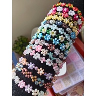 kids flower bracelet / girl bracelet / gelang tangan manik budak comel