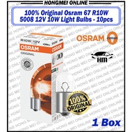 100% Original OSRAM 67 R10W 5008 12V 10W Light Bulb - 1box10pcs