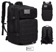 45L Army Military Outdoor School Camping Travel Attack Tactical Backpack Bag Trekking Hiking sport