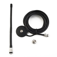 <NEW> CB Antenna 27MHz CB Radio Antenna Soft Whip Magnetic Base BNC PL259 Male